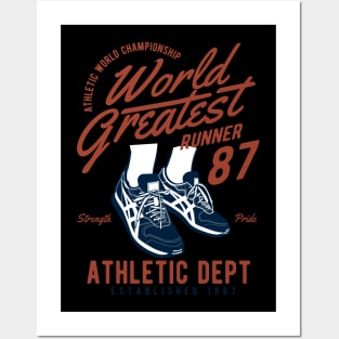 world greatest runner Posters and Art